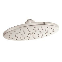 Polished nickel one-function 10" diameter spray head rainshower