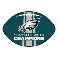 NFL - Philadelphia Eagles Super Bowl Champions Football Rug - 20.5in. x 32.5in.