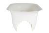 Bloem Llc Mr2410 24 White Modica Rail Planter