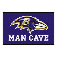 NFL - Baltimore Ravens Man Cave Rug - 5ft. x 8 ft.