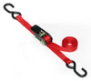 Cargoloc 82462 15' X 1" Red Ratcheting Tie Down With S Hooks