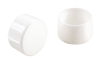 Shepherd Plastic Leg Tip White Round 1 in. W 4 pk (Pack of 6)