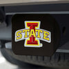 Iowa State University Black Metal Hitch Cover - 3D Color Emblem