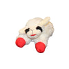 Multipet Lamb Chop Multicolored Plush Dog Toy Mini 1 pk