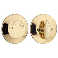 667 15 RCAL RCS 1-Side Deadbolt with Backplate - Satin Nickel