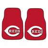 MLB - Cincinnati Reds Carpet Car Mat Set - 2 Pieces