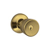 Schlage Byron Antique Brass Entry Knob 1-3/4 in.