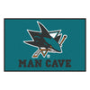 NHL - San Jose Sharks Man Cave Rug - 19in. x 30in.