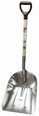 True Temper 46.13 in. Aluminum Scoop Wood Handle