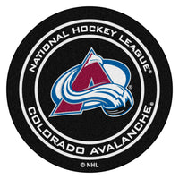 NHL - Colorado Avalanche Hockey Puck Rug - 27in. Diameter