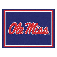 University of Mississippi (Ole Miss) 8ft. x 10 ft. Plush Area Rug