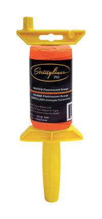 Stringliner Nylon/Polyester Orange Twisted Mason Line and Reel 165 lbs. Capacity 270 L ft.