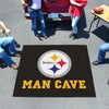 NFL - Pittsburgh Steelers Man Cave Rug - 5ft. x 6ft.