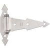 National Hardware 7 in. L Stainless Steel Stainless Steel Ornamental T Hinge 1 pk