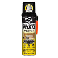 DAP Off-White Polyurethane Foam Wall & Cavity Foam Sealant 20 oz (Pack of 6)