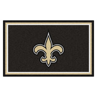 NFL - New Orleans Saints 4ft. x 6ft. Plush Area Rug