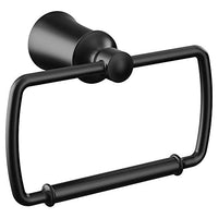 MATTE BLACK TOWEL RING