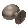 Amerock Allison Oval Cabinet Knob 1-3/8 in. D 1 in. Satin Nickel 10 pk