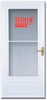 Larson Screen Away 81 in. H X 32 in. W Vinyl/Wood White Mid-View Reversible Storm Door