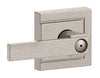 Schlage Northbrook Satin Nickel Privacy Lever Right or Left Handed