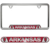 University of Arkansas Embossed License Plate Frame