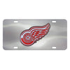 NHL - Detroit Red Wings 3D Stainless Steel License Plate