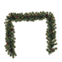 Celebrations 6 ft. L Incandescent Prelit Christmas Garland (Pack of 12)