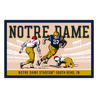 Notre Dame Ticket Stub Rug - 19in. X 30in.