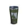 Tervis Sojourn 20 oz Campsite Gray/Green BPA Free Double Wall Tumbler