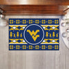 West Virginia University Holiday Sweater Rug - 19in. x 30in.