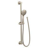 Brushed nickel eco-performance handshower handheld shower