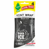 Little Trees Vent Wrap Black Ice Scent Car Air Freshener 4 pk (Pack of 24)