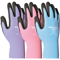 Wonder Grip WG1850ACS Small Nearly Naked Gloves Assorted Colors (Pack of 3)