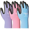 Wonder Grip WG1850ACS Small Nearly Naked Gloves Assorted Colors (Pack of 3)