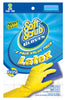 Soft Scrub Latex Cleaning Gloves M Yellow 2 pair (Pack of 6)