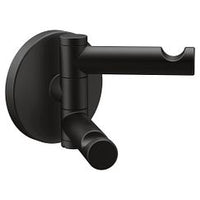 MATTE BLACK DOUBLE ROBE HOOK