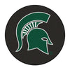 Michigan State University Hockey Puck Rug - 27in. Diameter