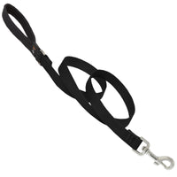 Lupine Pet Basic Solids Black Black Nylon Dog Leash