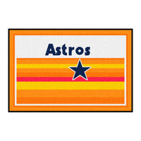 MLB - Houston Astros Retro Collection 4ft. x 6ft. Plush Area Rug - (1984)