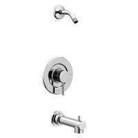 Chrome Posi-Temp(R) tub/shower