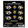 NHL - Nashville Predators 12 Count Mini Decal Sticker Pack