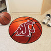 Washington State University Basketball Rug - 27in. Diameter