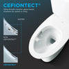 TOTO® WASHLET®+  Connelly® Two-Piece Elongated Dual Flush 1.28 and 0.9 GPF Toilet and Classic WASHLET S550e Bidet Seat with Auto Flush, Cotton White - MW4943054CEMFGA#01