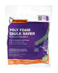 Frost King Gray Poly Foam Caulk Saver For Gaps and Openings 20 ft. L X 0.38 in.