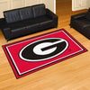 University of Georgia 5ft. x 8 ft. Plush Area Rug