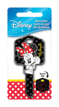 Hillman Howard Keys Disney Minnie Mouse Single Sided Blank Key for Kwikset and Titan Locks (Pack of 5)