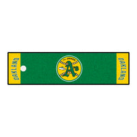 MLB - Oakland Athletics  Retro Collection Putting Green Mat - 1.5ft. x 6ft. - (1981)