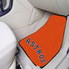 MLB - Houston Astros Orange Carpet Car Mat Set - 2 Pieces