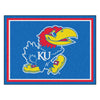 University of Kansas 8ft. x 10 ft. Plush Area Rug