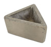 Avera Products 6 in. D Fiber Cement Triangle Planter Natural (Pack of 3).